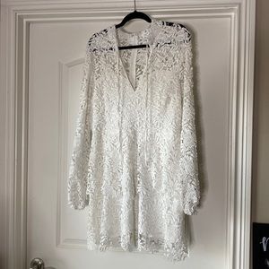 White lace dress
